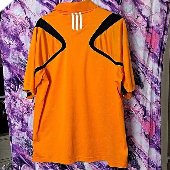 Adidas Tennessee Volunteers Polo Shirt M Orange Climacool Team Performance Golf - Picture 4 of 6
